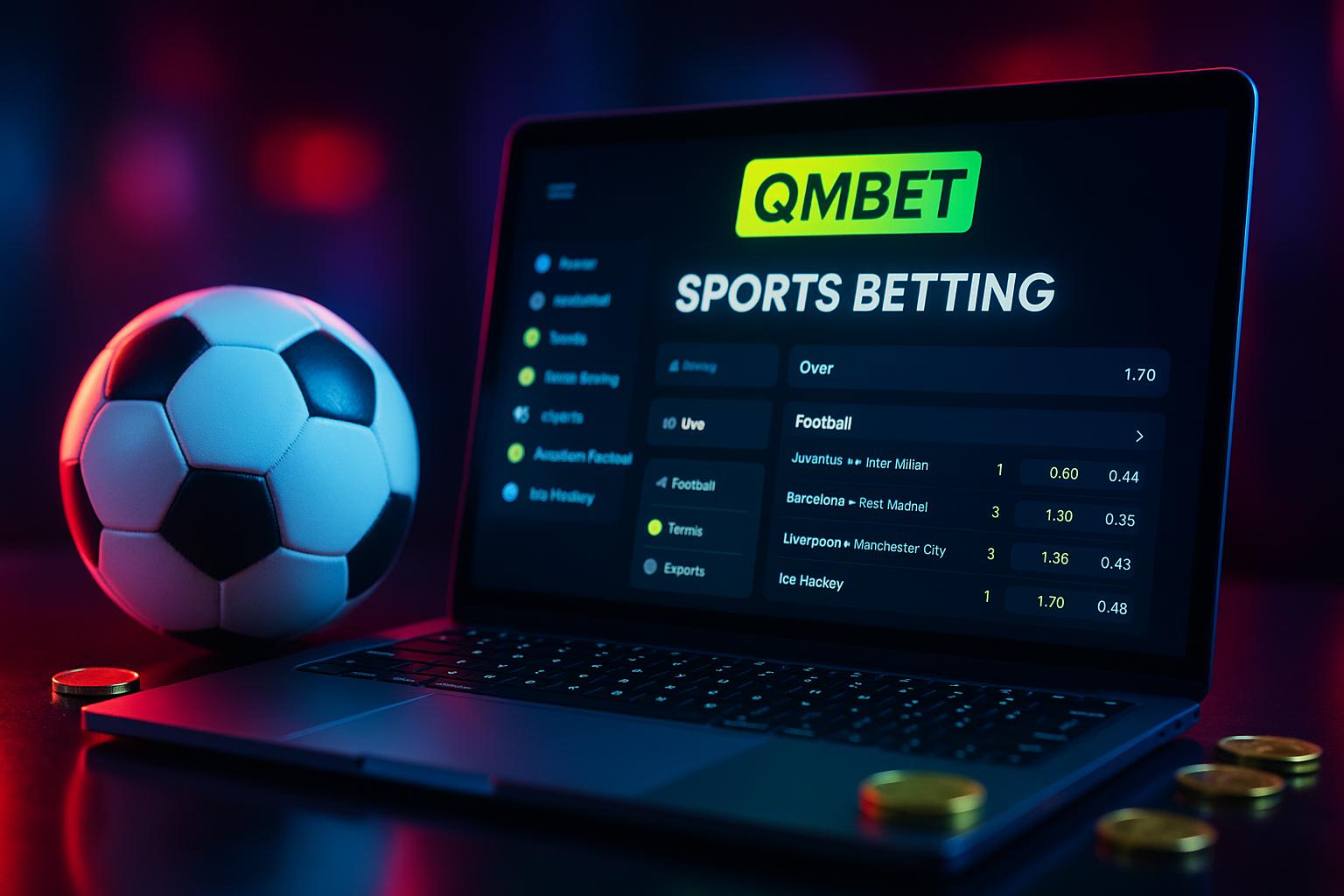 Apostas esportivas no cassino online QMBET