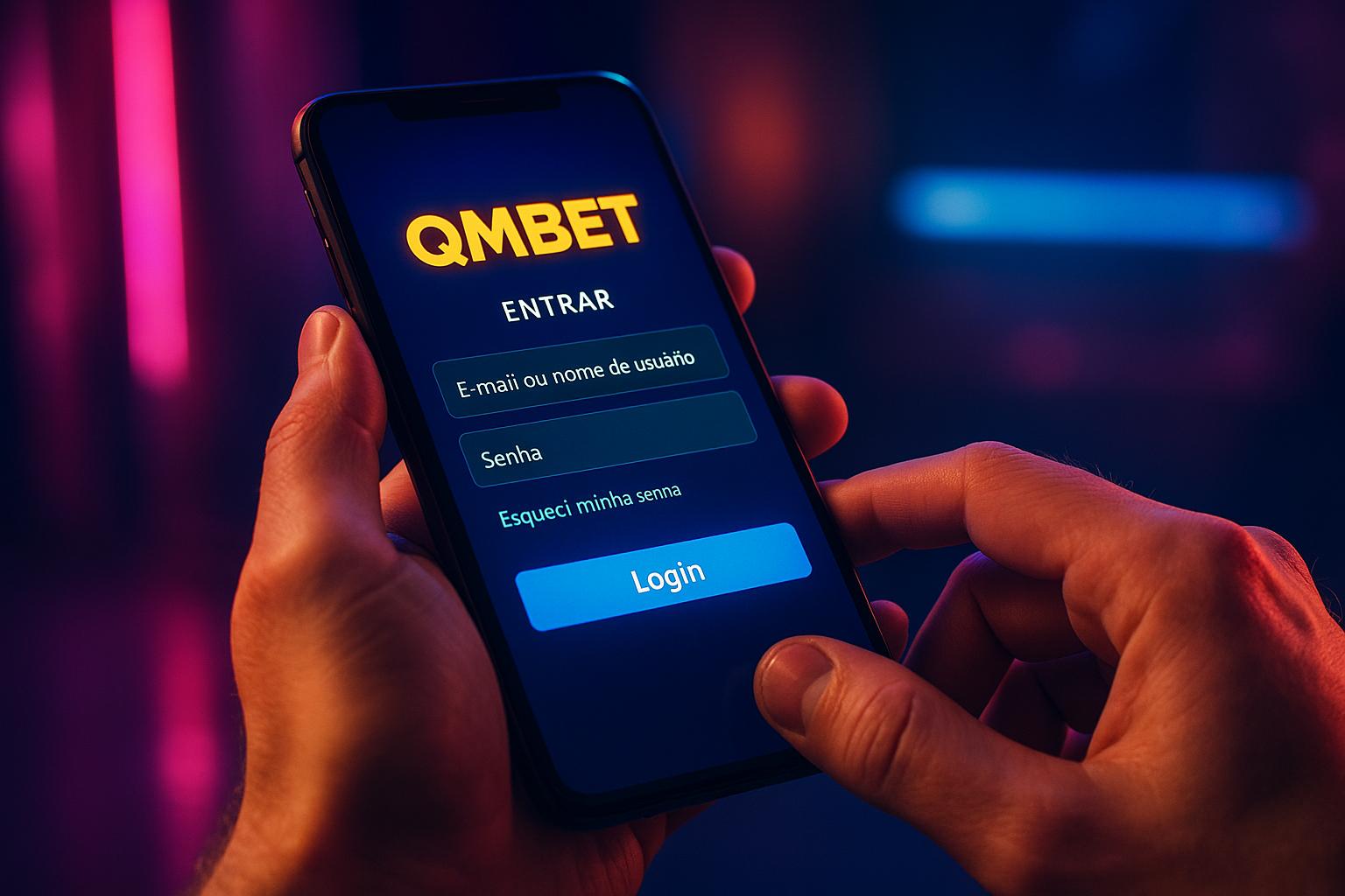 Criar uma nova Conta no plataforma QMBET